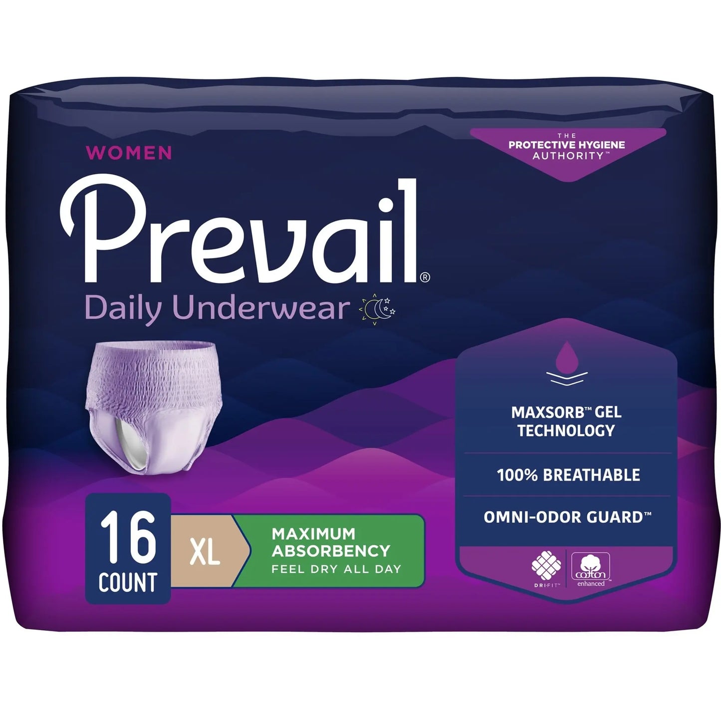 Prevail Per-Fit Incontinence Protective Underwear Women