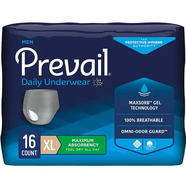 Prevail Per-Fit Incontinence Protective Underwear Men