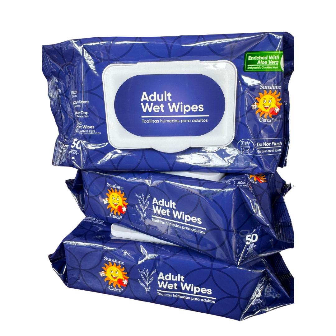 Sunshine Cares™ Adult Wet Wipes